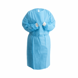 Blouse protection non tissée 25 gr - poignets élastiquées - bleu