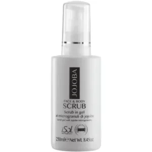 Gommage visage et corps avec granules de jojaba 250 ml