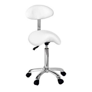 Tabouret selle de cheval avec dossier - ORGANIC+