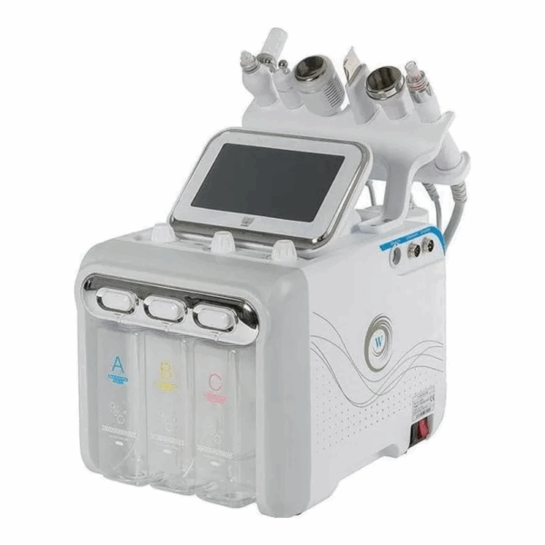 RF+US+Peelng ultrasonique+Oxygen spray+Hydrodermabrasion+Marteau Froid - HIGHTECH COMBI HYDRO