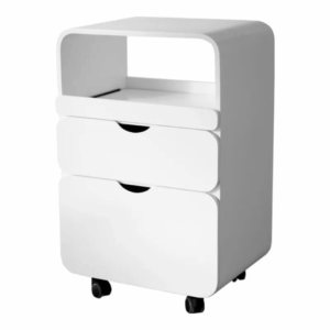 Chariot en bois blanc - TIDY