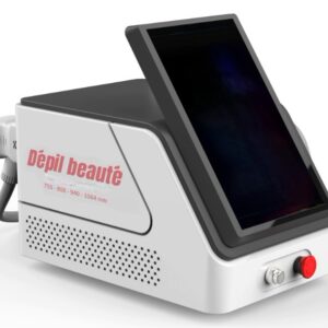 Machine épilation laser 4 ondes 755 808 940 1064 portable