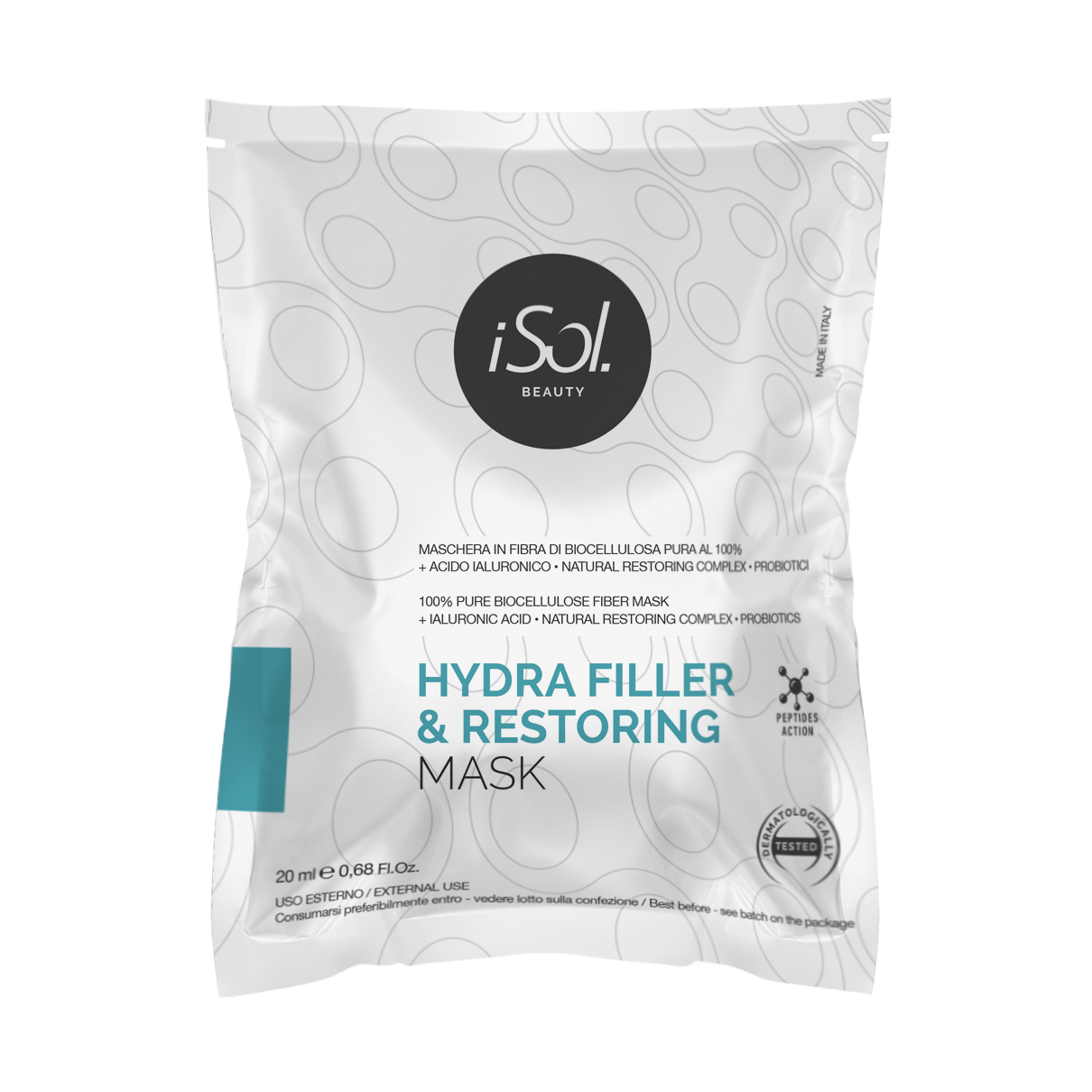 MASQUE BIOCELLULOSE Hydrater, Repulper, Apaiser et régénérer pure cellulose.