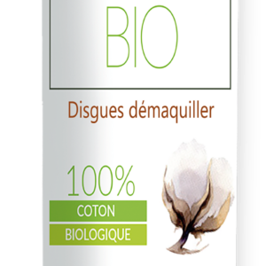 Disques de coton biologique Bocoton en paquet, cotons ronds blancs 100 % coton bio pour démaquillage et soins du visage.