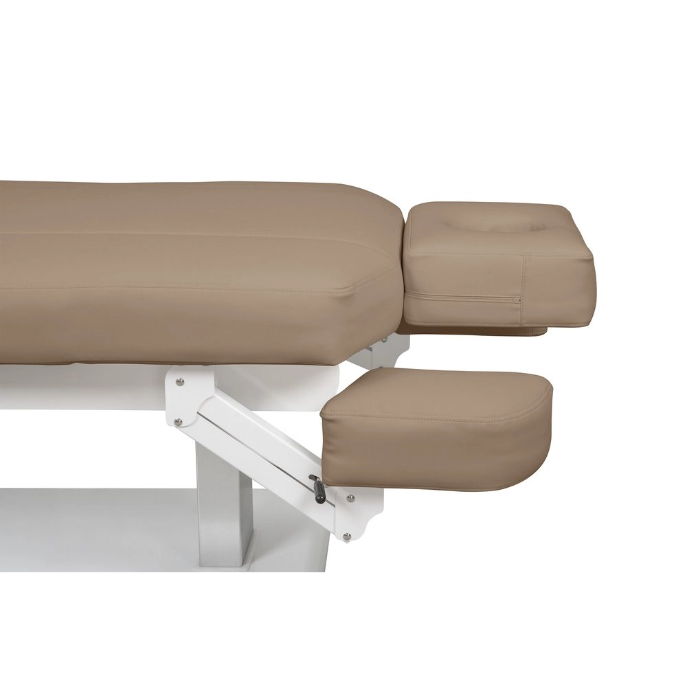 Table de spa Atlant professionnelle en PU avec 4 moteurs électriques et système de chauffage intégré.