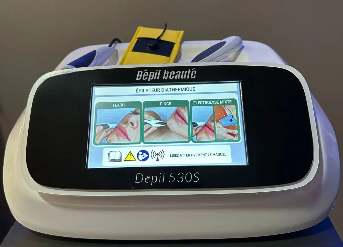 Depil 530S appareil d’électrolyse professionnelle avec modes flash pince et électrolyse mixte