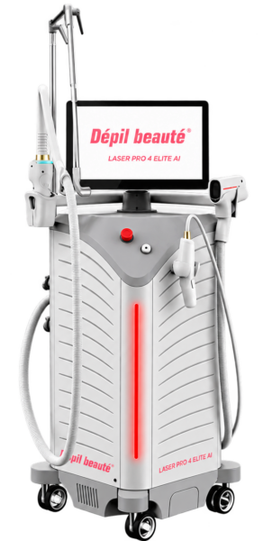 Appareil d’épilation laser Laser Pro 4 Elite AI avec deux pièces à main
