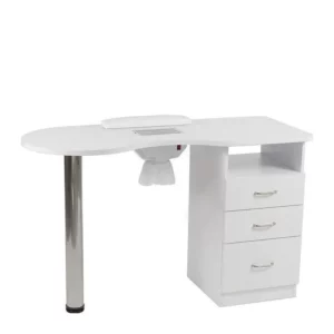 Table de manucure professionnelle Weelko DIGIT WKM002 avec aspirateur intégré.