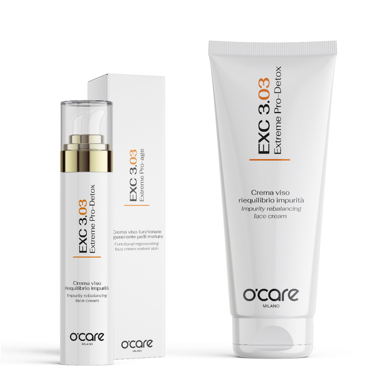 Crème visage purifiante Extreme Pro-Detox O’Care Milano