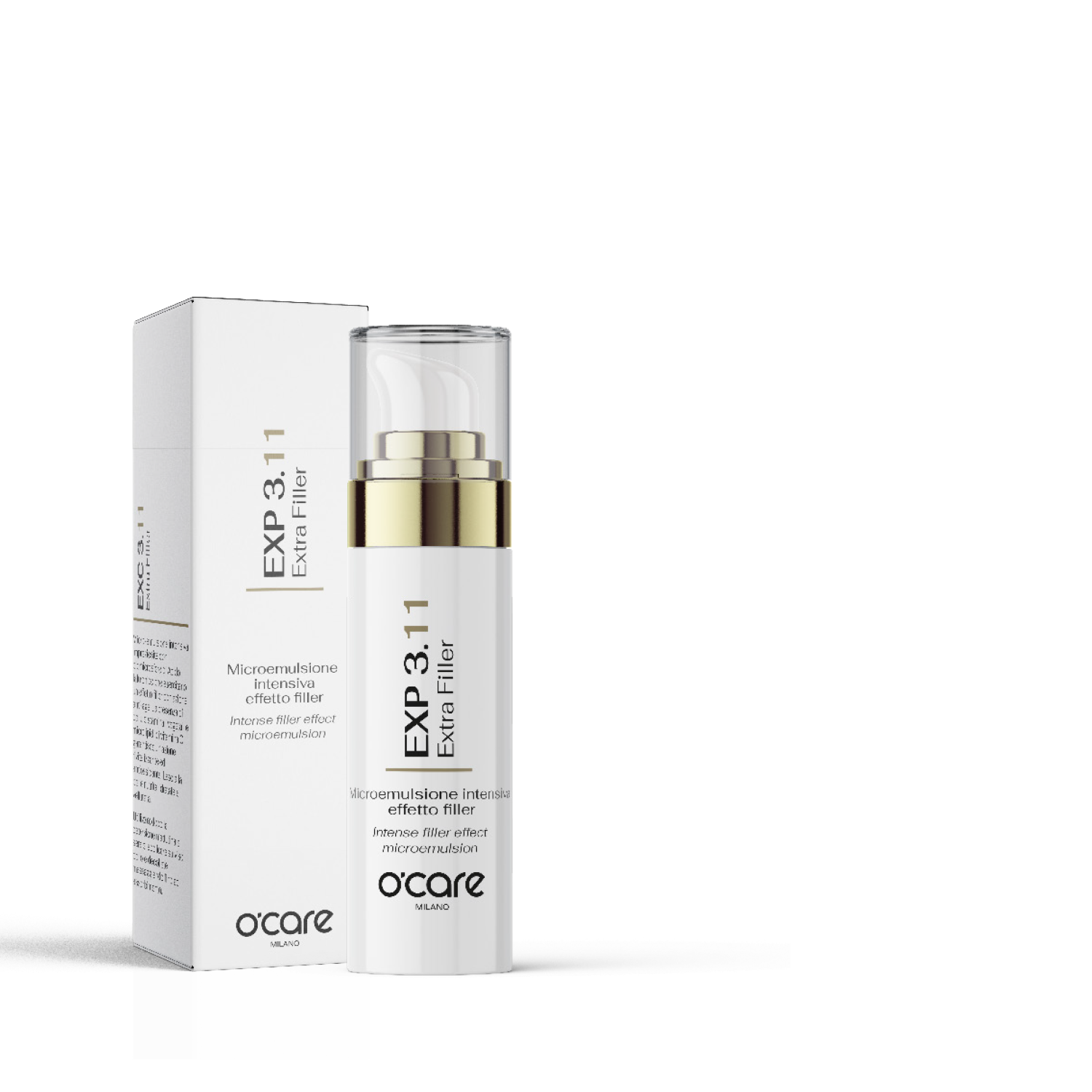 O’Care Milano EXP 3.11 Extra Filler avec flacon et étui