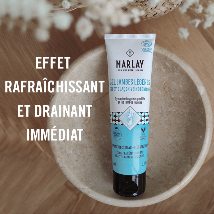 Gel Jambes Légères Marlay – soin fraîcheur pour jambes fatiguées et sensation de légèreté