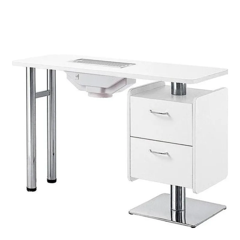 Table de manucure professionnelle Weelko HALE WKM015 avec aspirateur intégré.