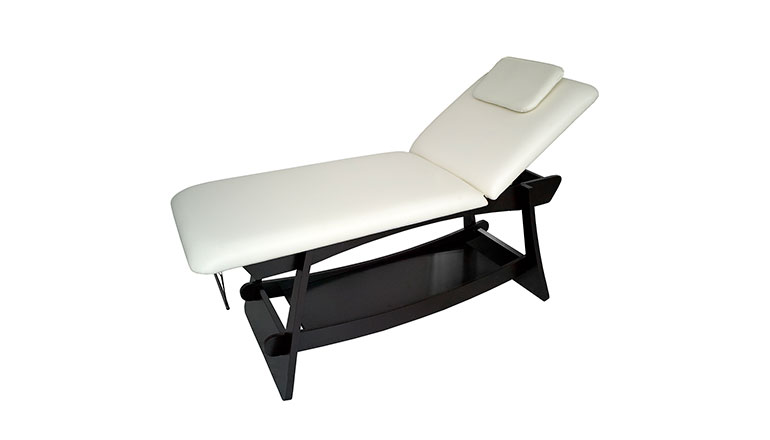 Table de massage fixe en bois DELTO 2 plans Weelko - Image 3