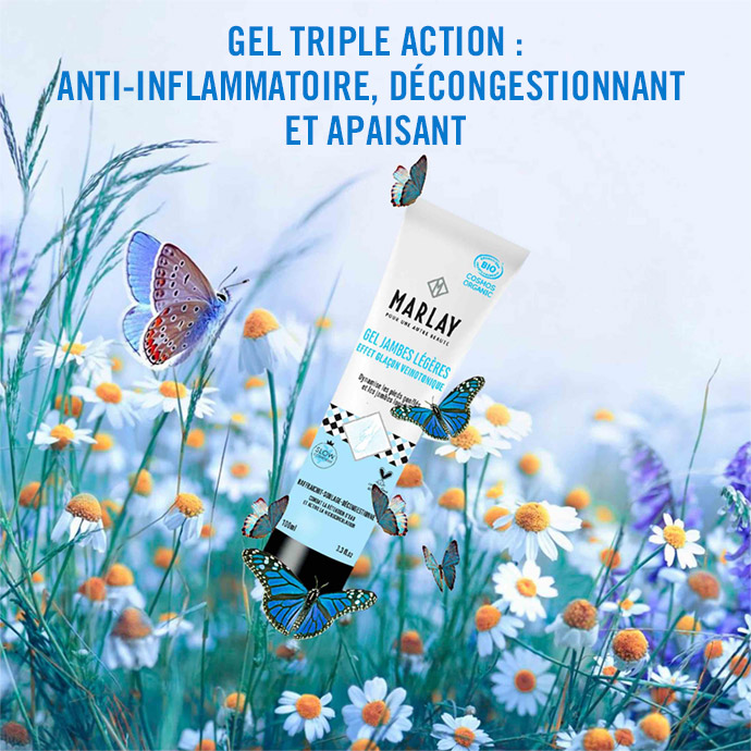 Gel Jambes Légères Marlay – soin fraîcheur pour jambes fatiguées et sensation de légèreté