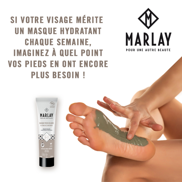Masque Pieds Marlay – soin nourrissant et hydratant pour pieds secs