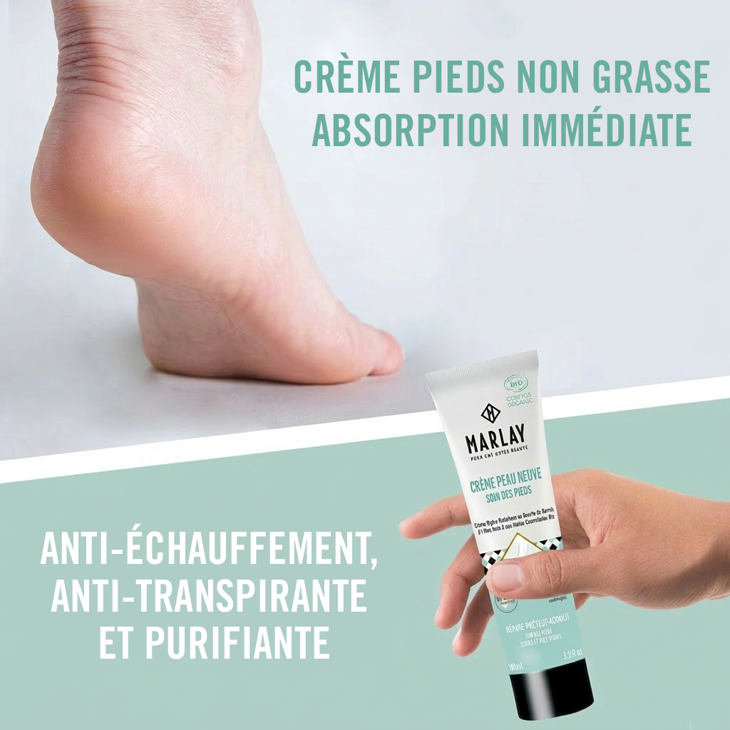 Crème Peau Neuve Marlay – soin adoucissant pour pieds secs et peaux épaissies