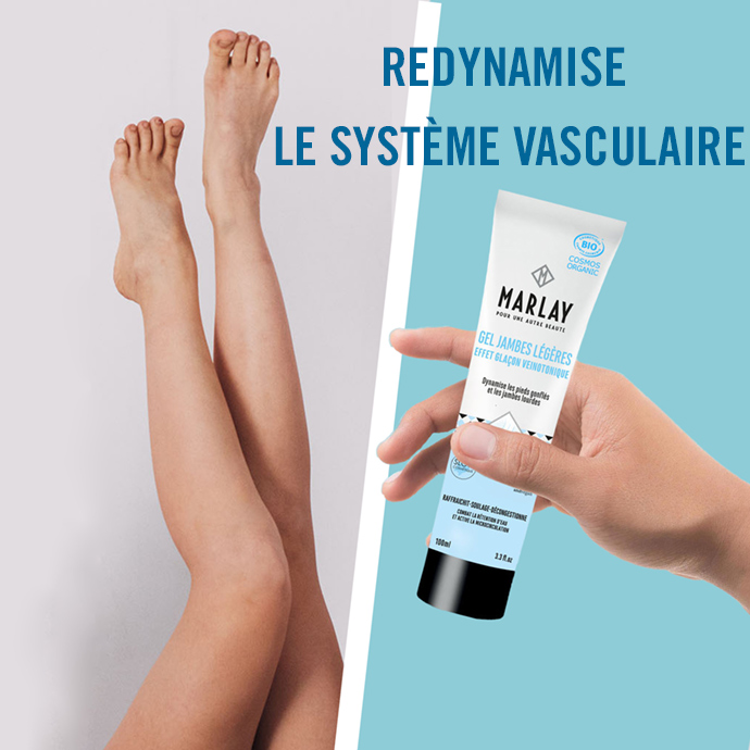 Gel Jambes Légères Marlay – soin fraîcheur pour jambes fatiguées et sensation de légèreté